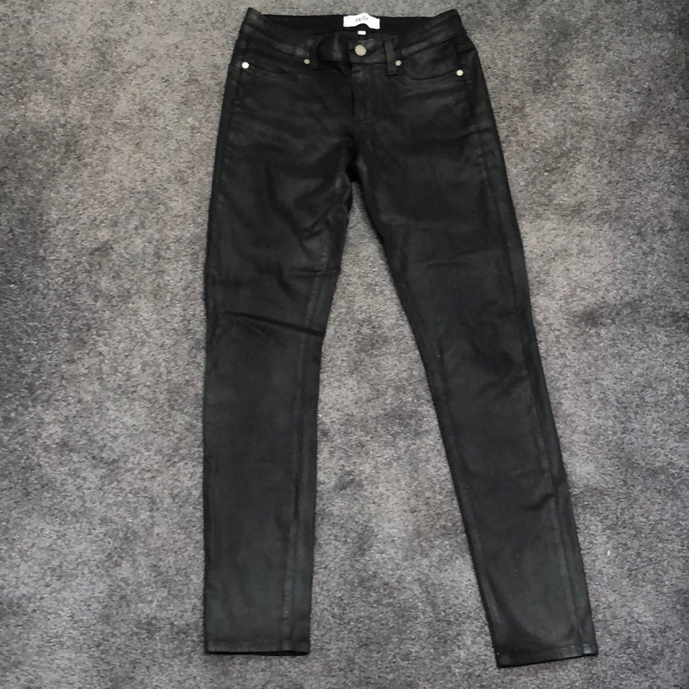 Paige ultra skinny black jeans
